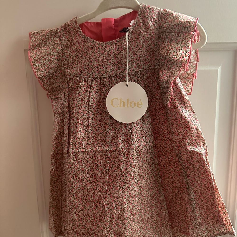 Chloé Floral Ruffle Dress